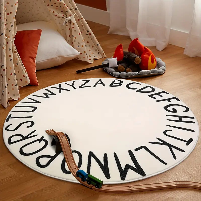 ABC Round Rug