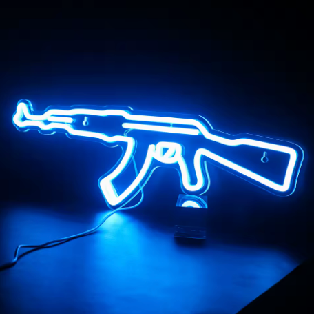 AK NEON SIGN LIGHT